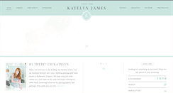 Desktop Screenshot of katelynjamesblog.com