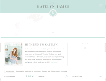 Tablet Screenshot of katelynjamesblog.com